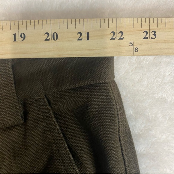 Duluth Trading Co Flex Fire Hose Cargo Pants Brown Canvas Relaxed Fit Mens 44x33 - Picture 7 of 9